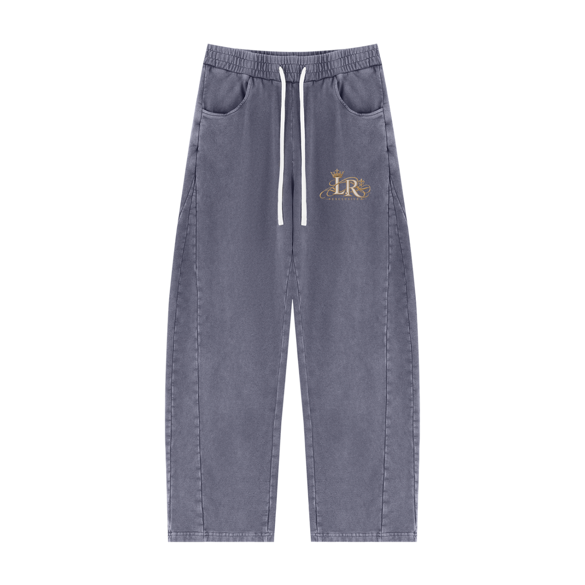 Unisex Mineral Wash Barrel Sweatpants