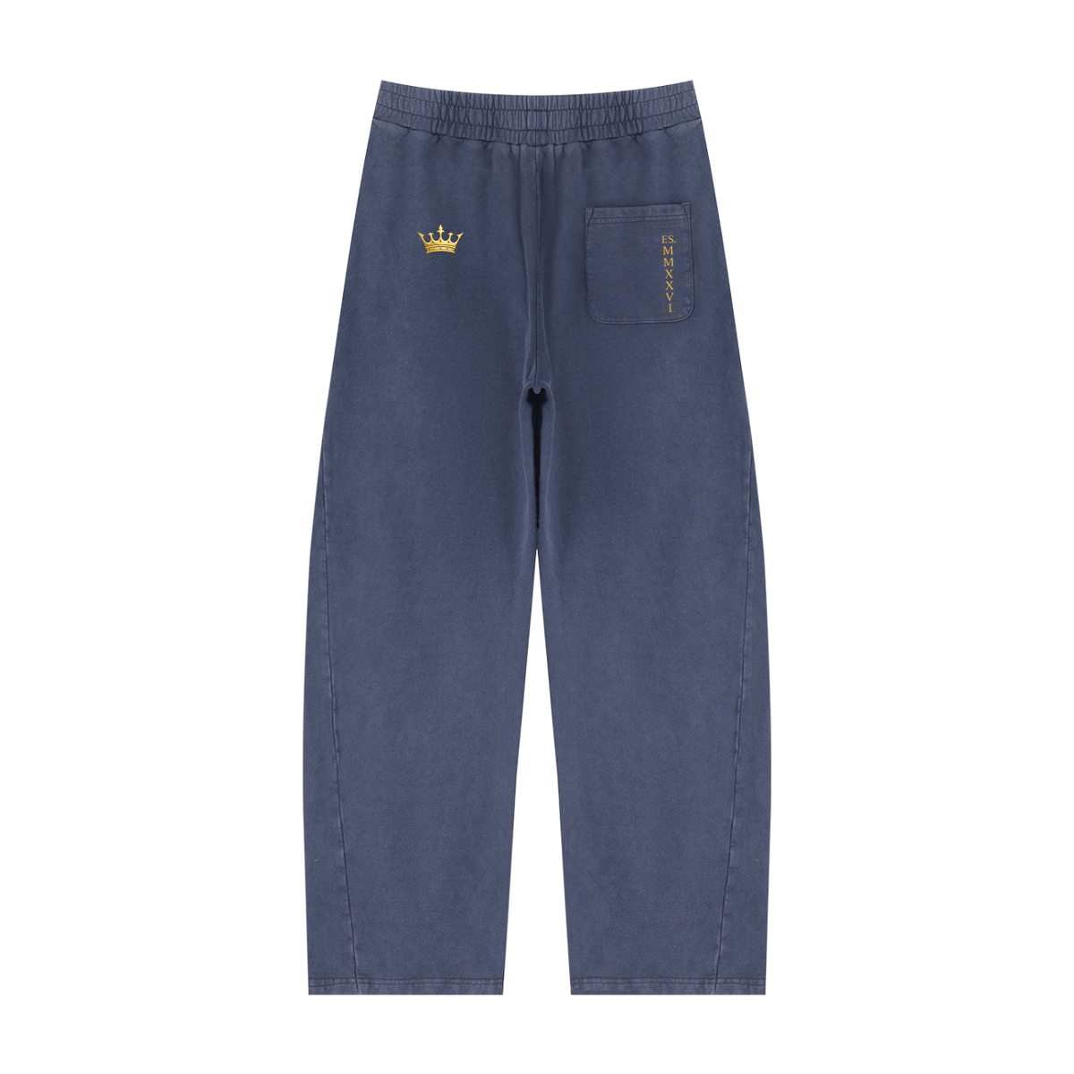 Unisex Mineral Wash Barrel Sweatpants