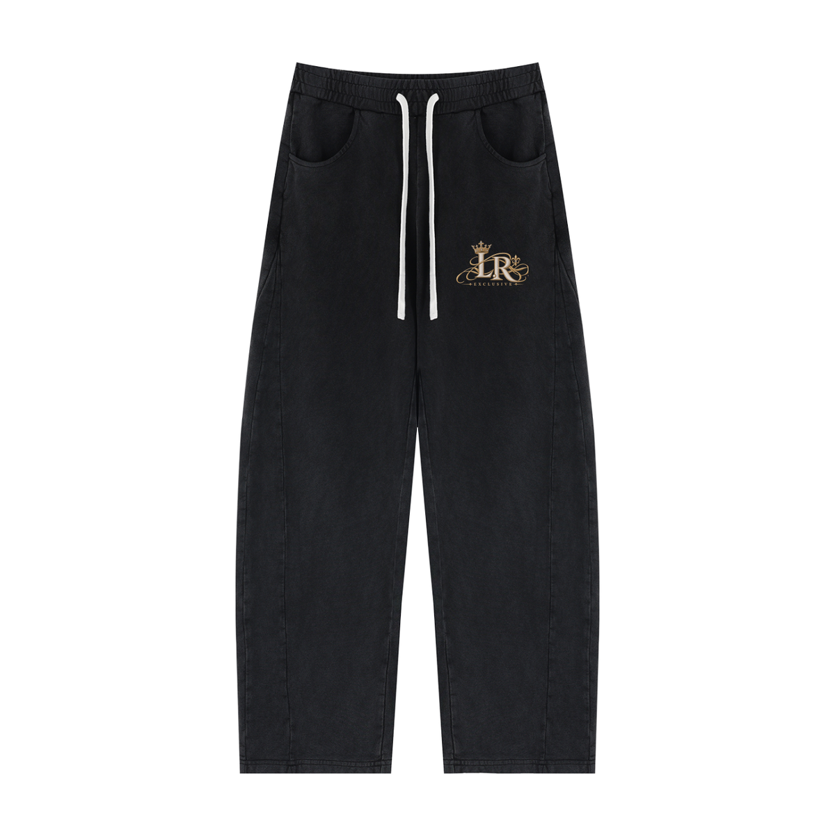 Unisex Mineral Wash Barrel Sweatpants