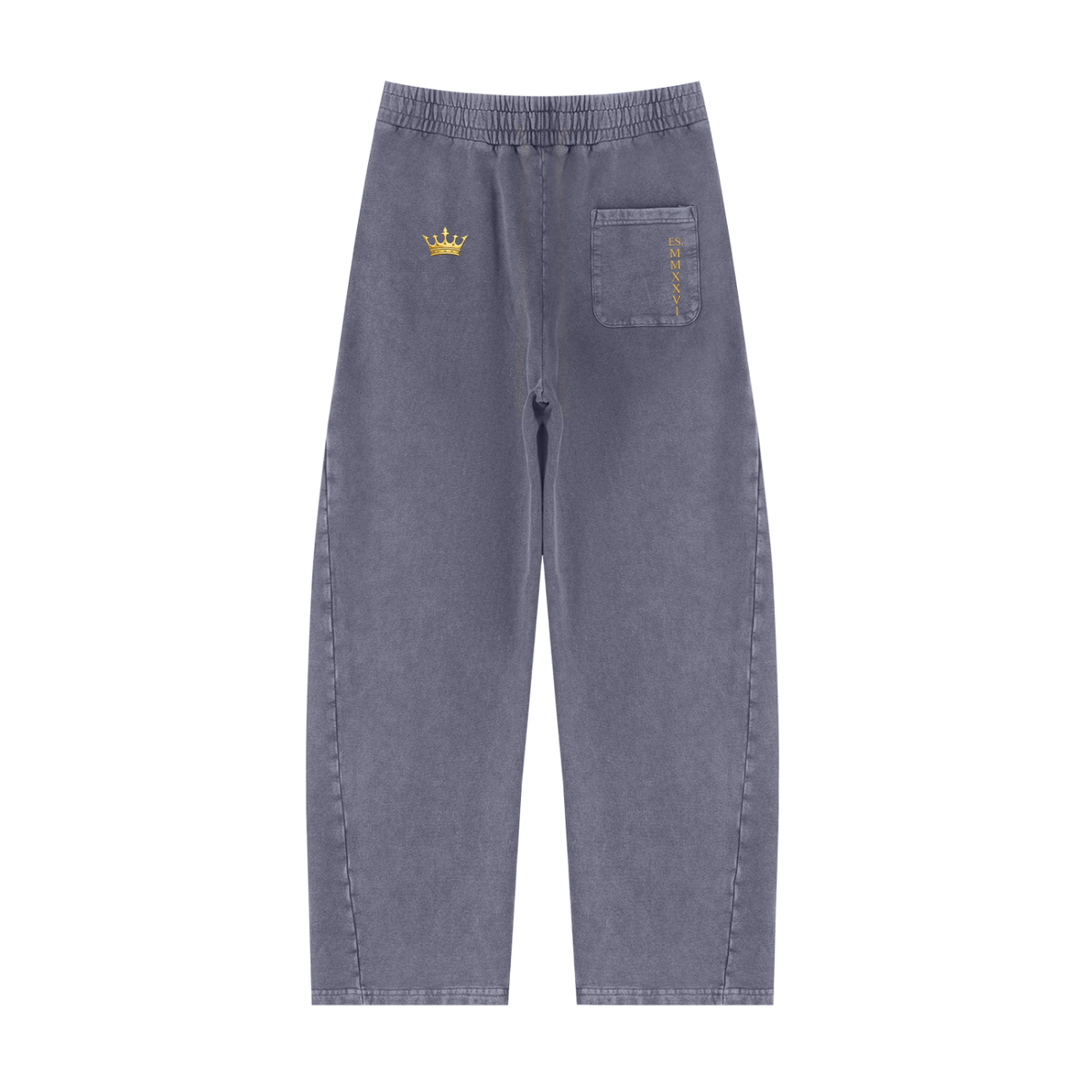 Unisex Mineral Wash Barrel Sweatpants