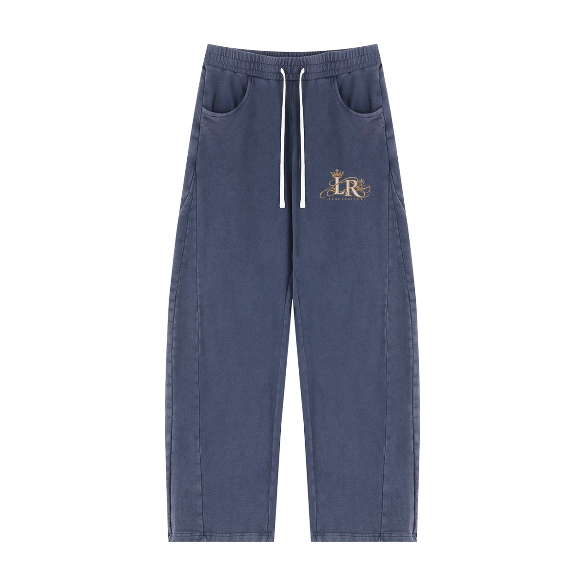 Unisex Mineral Wash Barrel Sweatpants