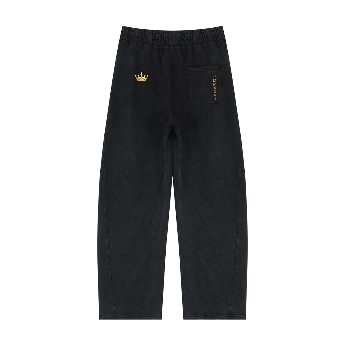Unisex Mineral Wash Barrel Sweatpants