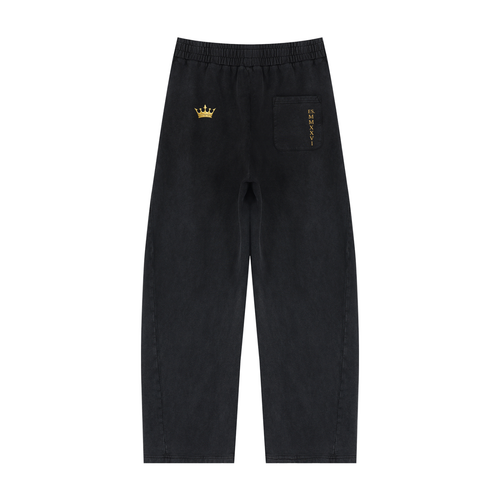 Unisex Mineral Wash Barrel Sweatpants